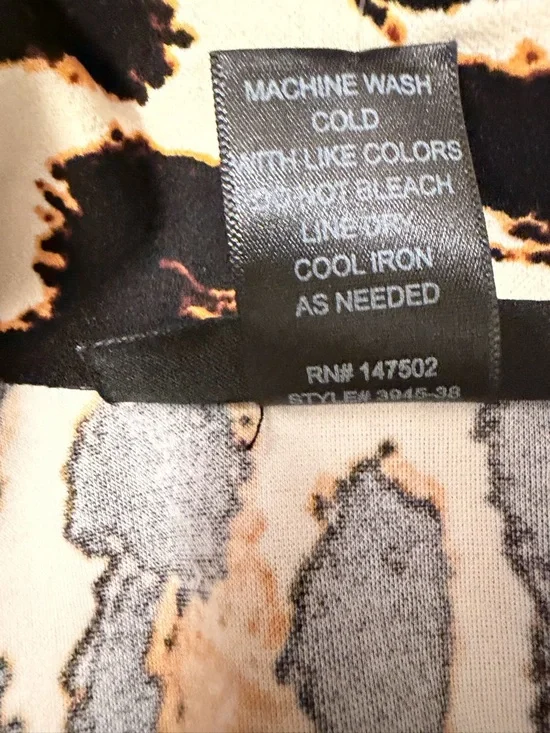 Ashley Stewart Animal Print Belted Blazer Women's 14/16 Maximalist Glamoratti - Picture 3 of 5